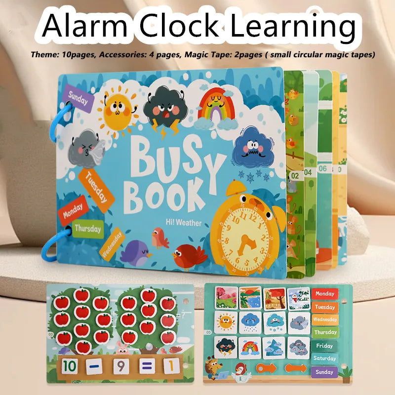 Montessori Busy Book | Screen - Free Learning & travel fun