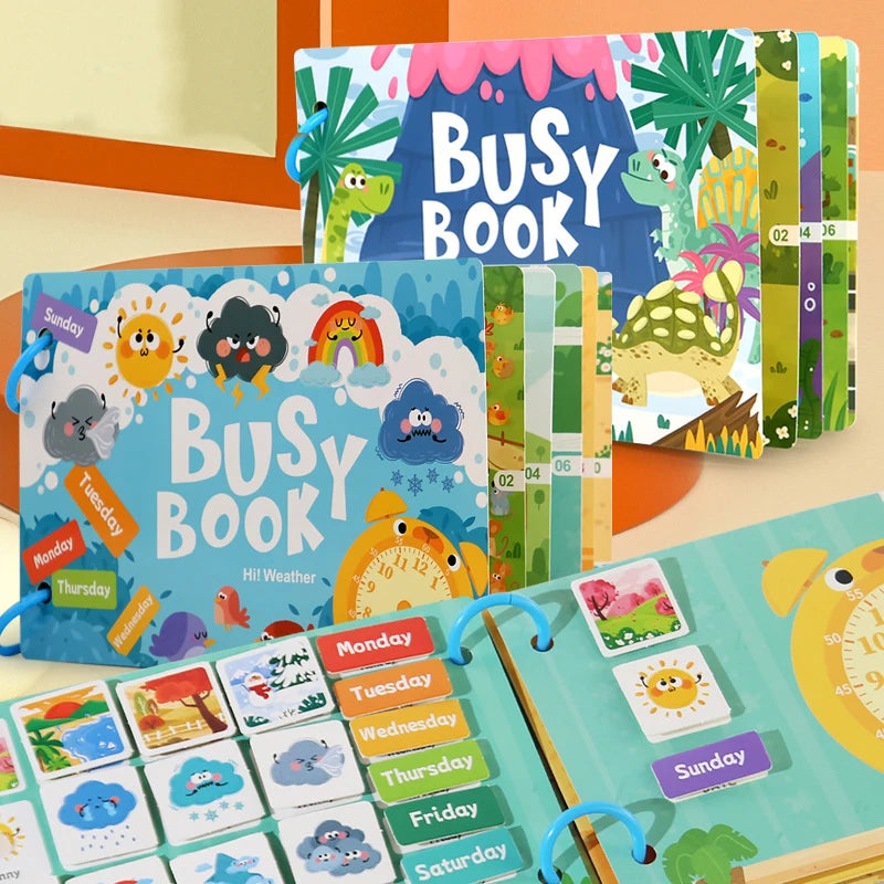 Montessori Busy Book | Screen - Free Learning & travel fun