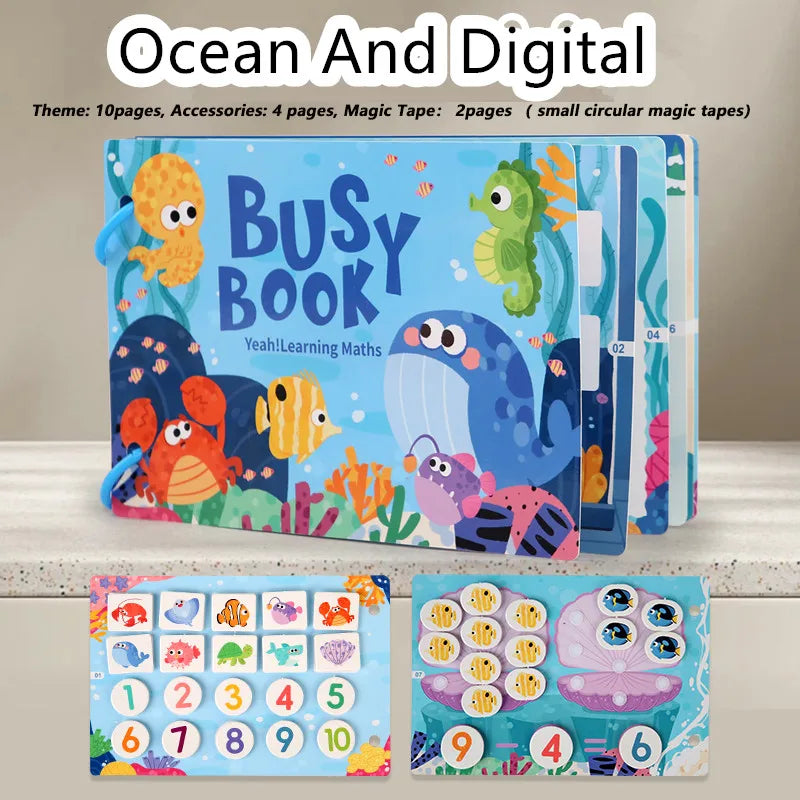 Montessori Busy Book | Screen - Free Learning & travel fun