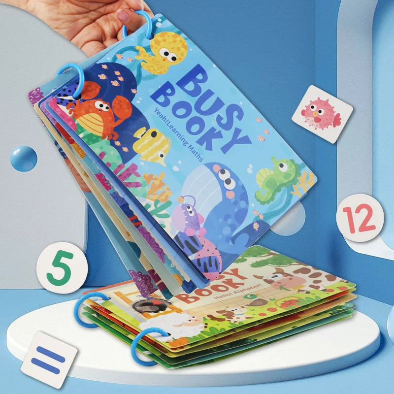 Montessori Busy Book | Screen - Free Learning & travel fun