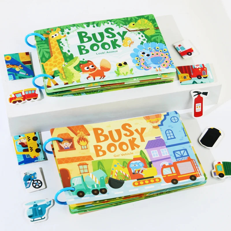 Montessori Busy Book | Screen - Free Learning & travel fun