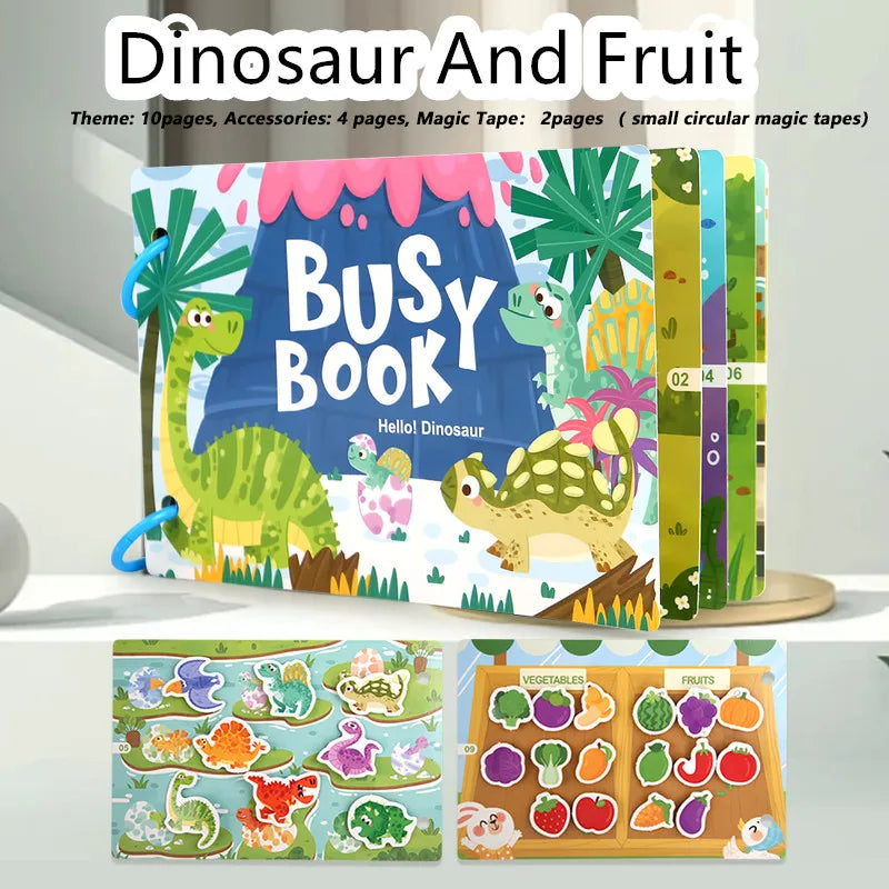 Montessori Busy Book | Screen - Free Learning & travel fun
