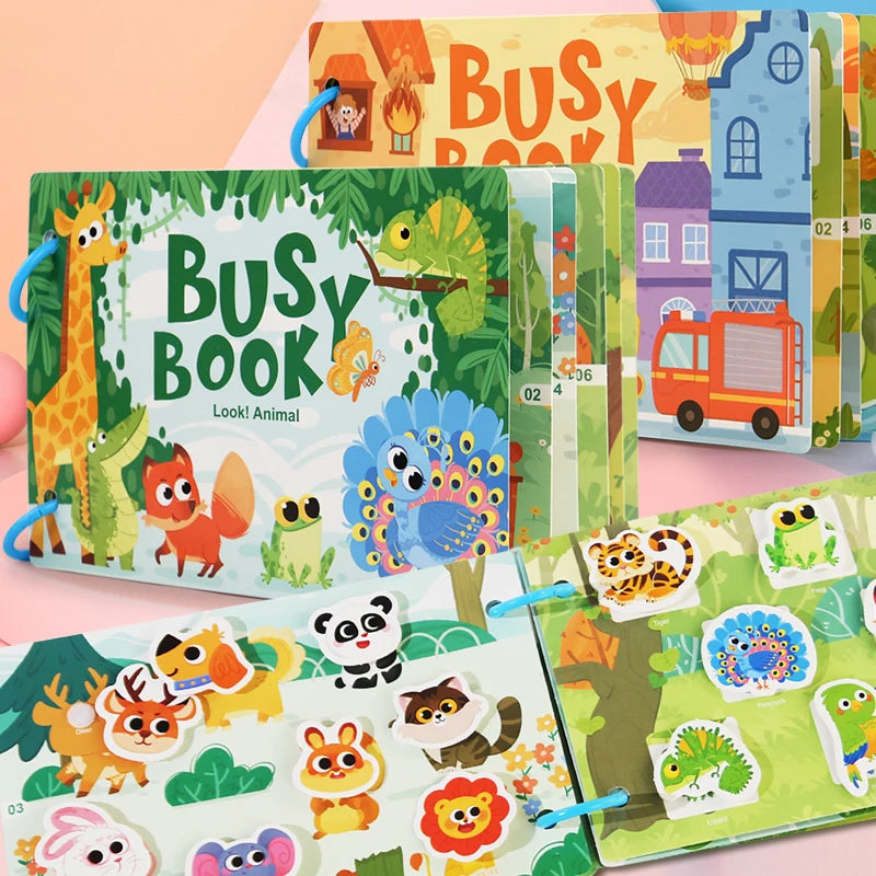 Montessori Busy Book | Screen - Free Learning & travel fun