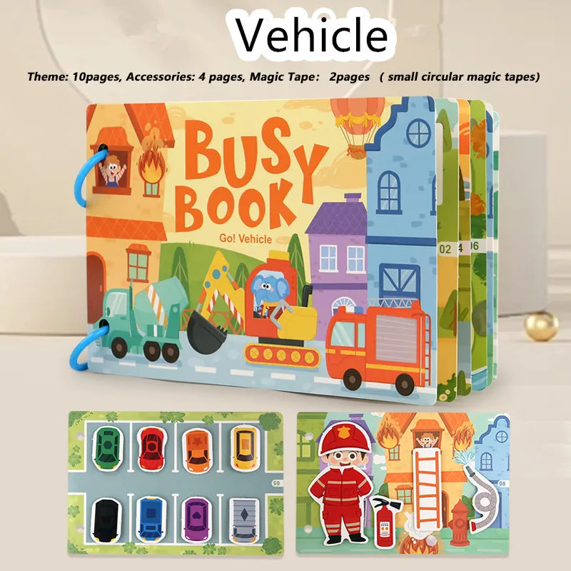 Montessori Busy Book | Screen - Free Learning & travel fun
